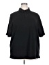 Free Assembly 100% Cotton Black Short Sleeve Button-Down Shirt Size 3X - photo 1