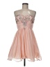 My Michelle 100% Polyester Pink Cocktail Dress Size 9 - photo 1