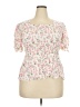Unbranded Pink Short Sleeve Blouse Size 5X - photo 1