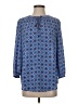 Banana Republic 100% Polyester Blue 3/4 Sleeve Blouse Size XS - photo 1