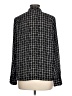 Eva Longoria 100% Polyester Tweed Black Long Sleeve Blouse Size L - photo 2