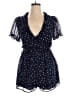 Trixxi Polka Dots Blue Romper Size XL - photo 1