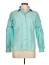 Max Mara Teal Long Sleeve Blouse Size L - photo 1