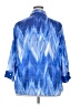 Allison Daley 100% Polyester Blue 3/4 Sleeve Blouse Size 22w - photo 2