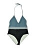 Shein Teal Black Bodysuit Size XL - photo 1