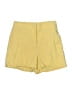 Maison d' Amelie Solid Yellow Shorts Size XS - photo 1