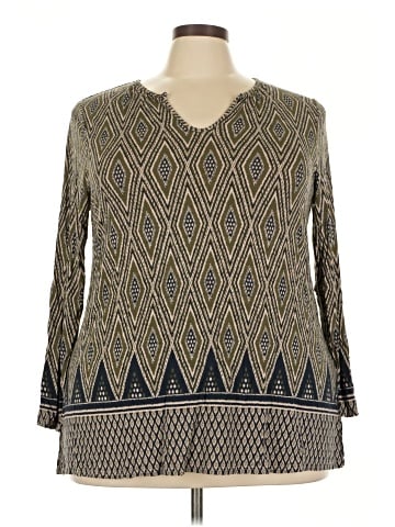 Jasmine & Juliana Long Sleeve Blouse (view 1)
