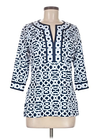 Gretchen Scott Designs 3/4 Sleeve Blouse (view 1)