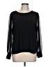 Calvin Klein Black Long Sleeve Blouse Size L - photo 1
