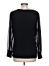 Calvin Klein Black Long Sleeve Blouse Size L - photo 2