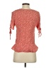 H&M 100% Viscose Red Short Sleeve Blouse Size 2 - photo 2