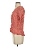 H&M 100% Viscose Red Short Sleeve Blouse Size 2 - photo 5