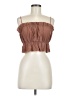 Shein 100% Polyester Brown Tube Top Size 6 - photo 1
