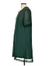 Unbranded 100% Polyester Green Casual Dress Size L - photo 5
