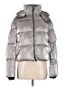 BCBGMAXAZRIA 100% Nylon Metallic Silver Snow Jacket Size M - photo 1