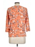 Investments Orange 3/4 Sleeve Blouse Size L (petite) - photo 2