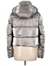 BCBGMAXAZRIA 100% Nylon Metallic Silver Snow Jacket Size M - photo 2