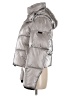 BCBGMAXAZRIA 100% Nylon Metallic Silver Snow Jacket Size M - photo 5