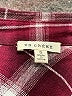 En Creme Plaid Burgundy Long Sleeve Button-Down Shirt Size S - photo 7