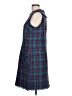 Boden Plaid Blue Casual Dress Size 12r - photo 5