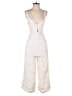L Space Chevron-herringbone Ivory Jumpsuit Size S - photo 1