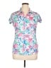 Assorted Brands 100% Polyester Pink Short Sleeve Polo Size XL - photo 1