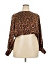 H&M Brown Long Sleeve Blouse Size XXL - photo 1