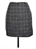 By Together 100% Polyester Plaid Gray Casual Skirt Size L - photo 2
