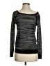 Ann Taylor LOFT Metallic Black Pullover Sweater Size S - photo 1