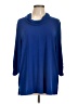 Susan Graver Blue 3/4 Sleeve Top Size L - photo 1