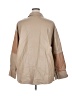 Nasty Gal Inc. 100% Polyurethane Color Block Tan Raincoat Size 18 - photo 2