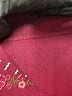Unbranded Burgundy Long Sleeve Blouse Size L (estimated) - photo 7