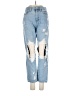 JBD 100% Cotton Graphic Blue Jeans Size 25 waist - photo 1