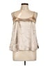 Old Navy 100% Polyester Metallic Silver Sleeveless Blouse Size L - photo 1