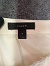 J.Crew Solid White Casual Skirt Size 0 - photo 3