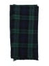 Unbranded Plaid Green Blue Scarf One size - photo 2