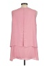 Alfani 100% Polyester Pink Sleeveless Blouse Size L - photo 2