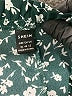 Shein 100% Polyester Green Long Sleeve Blouse Size 12 - photo 7