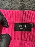 VICI Solid Pink Pullover Sweater Size S - photo 7