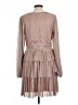 BCBGMAXAZRIA Metallic Gold Tan Cocktail Dress Size L - photo 2