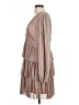 BCBGMAXAZRIA Metallic Gold Tan Cocktail Dress Size L - photo 5