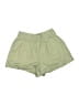 Assorted Brands 100% Cotton Solid Green Shorts Size 26 waist (estimated) - photo 1