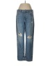 &Denim by H&M Hearts Blue Jeans Size 6 - photo 1
