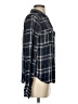 Paige 100% Rayon Plaid Black Long Sleeve Button-Down Shirt Size S - photo 4