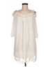 Aqua 100% Polyester Ivory Casual Dress Size M - photo 1