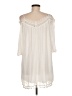 Aqua 100% Polyester Ivory Casual Dress Size M - photo 2
