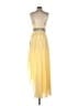 Mac Duggal 100% Polyester Yellow Cocktail Dress Size 0 - photo 2