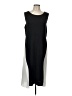HOTPING Color Block Black Casual Dress Size L - photo 1