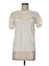 Ann Taylor LOFT Ivory Short Sleeve Turtleneck Size M - photo 1