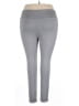 Stylus Solid Gray Active Pants Size XXL - photo 2